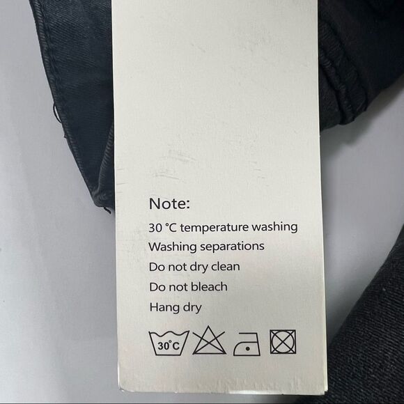 DANT BULUN NWT Men's Slim-Fit Distressed Black Jeans Sz 30 Style & Comfort - Picture 5 of 13